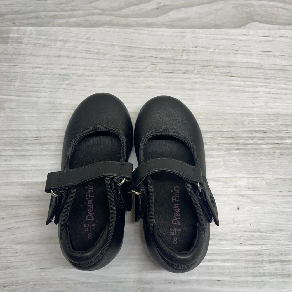 Dream Pairs Mary Jane Black Tap Shoes Toddler Little Girl’s size 8